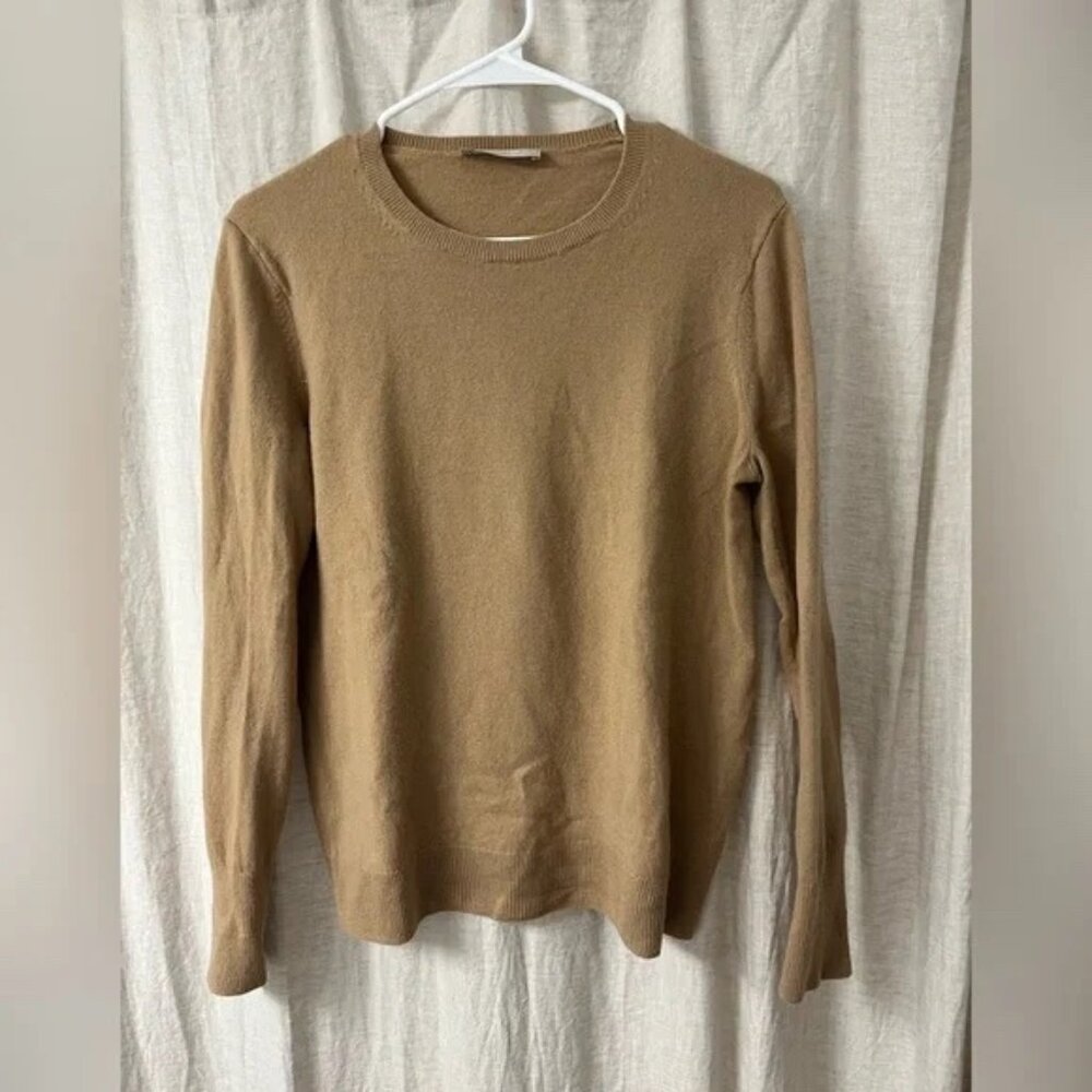 Everlane cashmere camel sweater